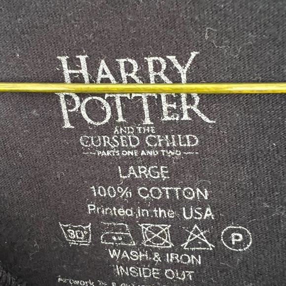 Harry Potter and the Cursed Child Mens Large Black Broadway Graphic T Shirt - Picture 5 of 5